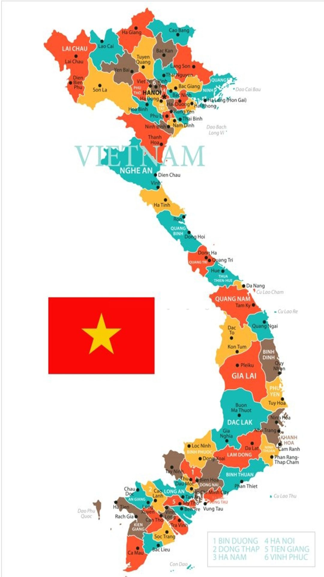 Vietnam Map